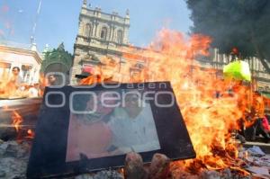 PROTESTA CONTRA MARÍN