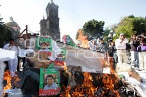 PROTESTA CONTRA MARÍN