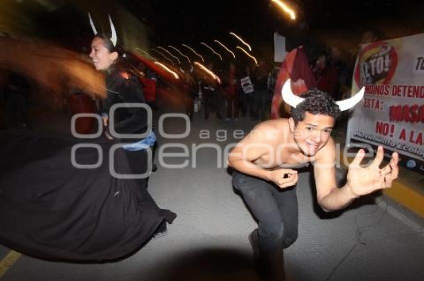 MANIFESTACIÓN EN CONTRA DE LA TAUROMAQUÍA