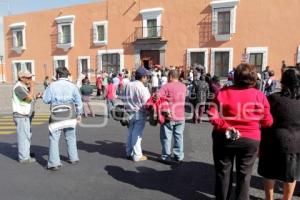 MANIFESTACIÓN . MERCADO MORELOS