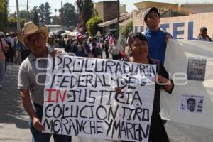 MANIFESTACIÓN DEFRAUDADOS EN EL SEXTO INFORME DE GOBIERNO ESTATAL