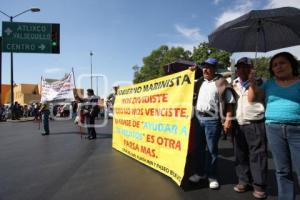 DEFRAUDADOS MARCHAN EN PROTESTA