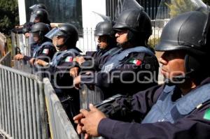 MANIFESTACIÓN DEFRAUDADOS EN EL SEXTO INFORME DE GOBIERNO ESTATAL