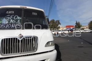 MANIFESTACIÓN TRANSPORTISTAS SCT