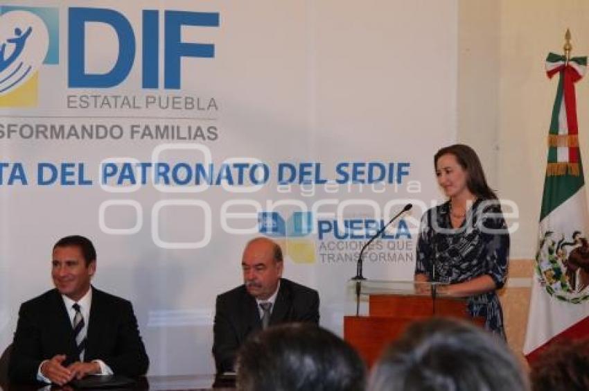 PROTESTA DEL PATRONATO DEL DIF ESTATAL