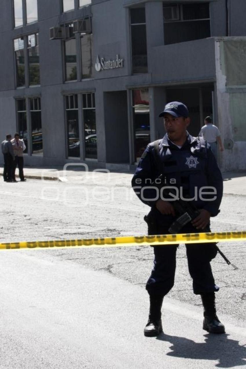FALSA AMENAZA DE BOMBA - BANCO SANTANDER