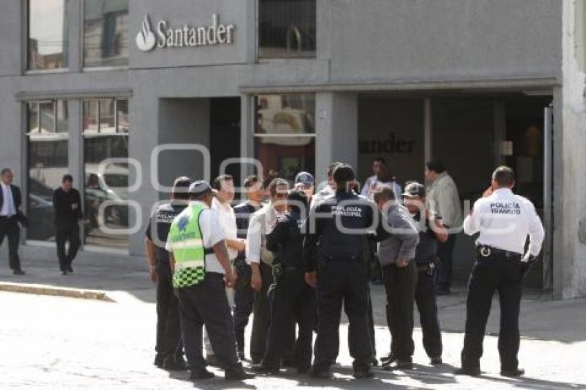 FALSA AMENAZA DE BOMBA - BANCO SANTANDER