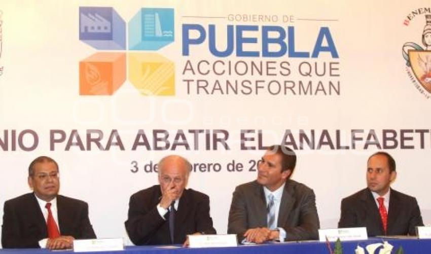 FIRMA DE CONVENIO - GOBIERNO DEL ESTADO - UNAM - BUAP