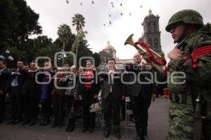 CEREMONIA CIVICA ZOCALO DE PUEBLA