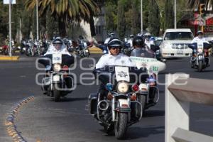 CORTEJO FÚNEBRE AGENTE TRÁNSITO MUERTO