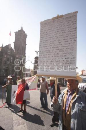 MANIFESTACIÓN EX BRACEROS