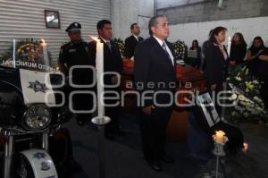 VELORIO POLICÍA DE TRÁNSITO FALLECIDO