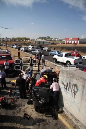 RESCATE URBANO 066 LIBERA A UN HOMBRE PRENSADO