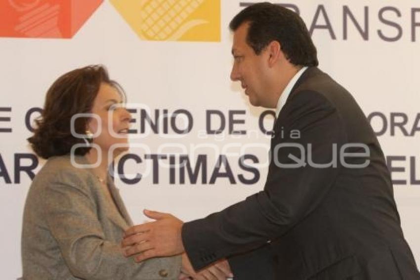 FIRMA DE CONVENIO COLABORACION CDH - ESTADO DE PUEBLA