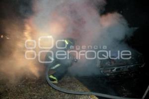 INCENDIO DE VEHICULO EN CUAUTLANCINGO