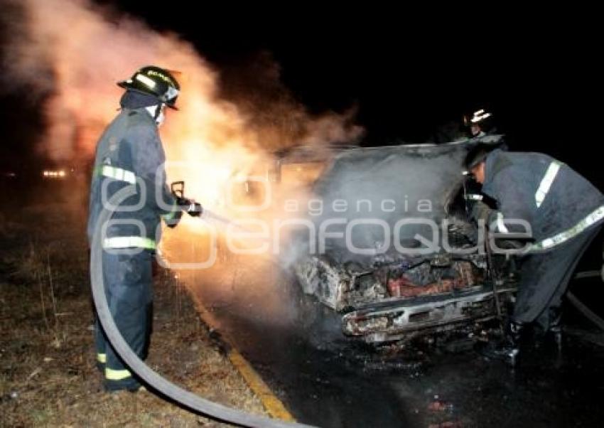 INCENDIO DE VEHICULO EN CUAUTLANCINGO