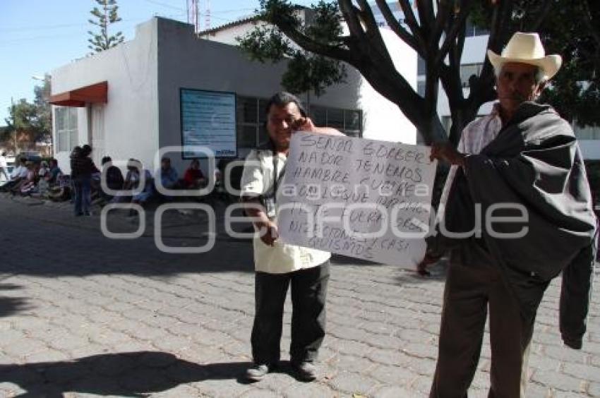 MANIFESTACIÓN CAÑEROS DE CALIPAN. SAGARPA