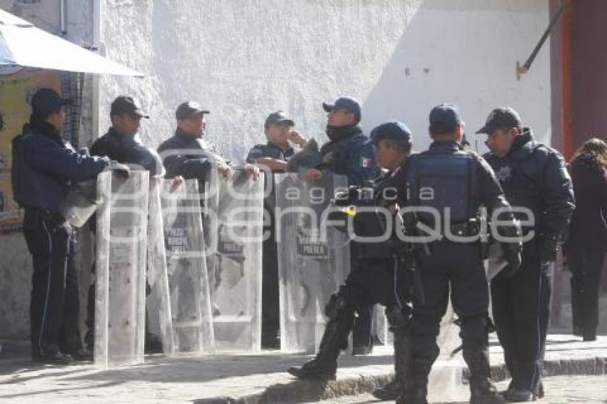 SEGURIDAD TOMA DE PROTESTA EDUARDO RIVERA