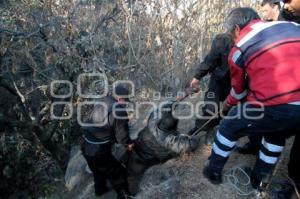 RESCATE EN BARRANCA