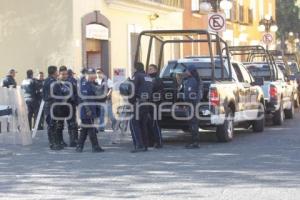 SEGURIDAD TOMA DE PROTESTA EDUARDO RIVERA