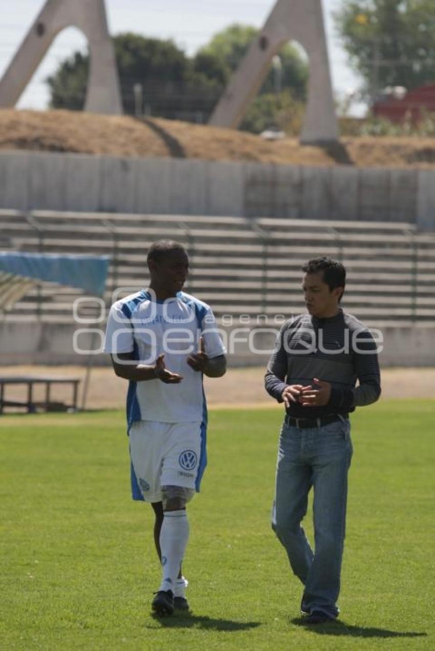 FUTBOL . ENTRENAMIENTO PUEBLA FC