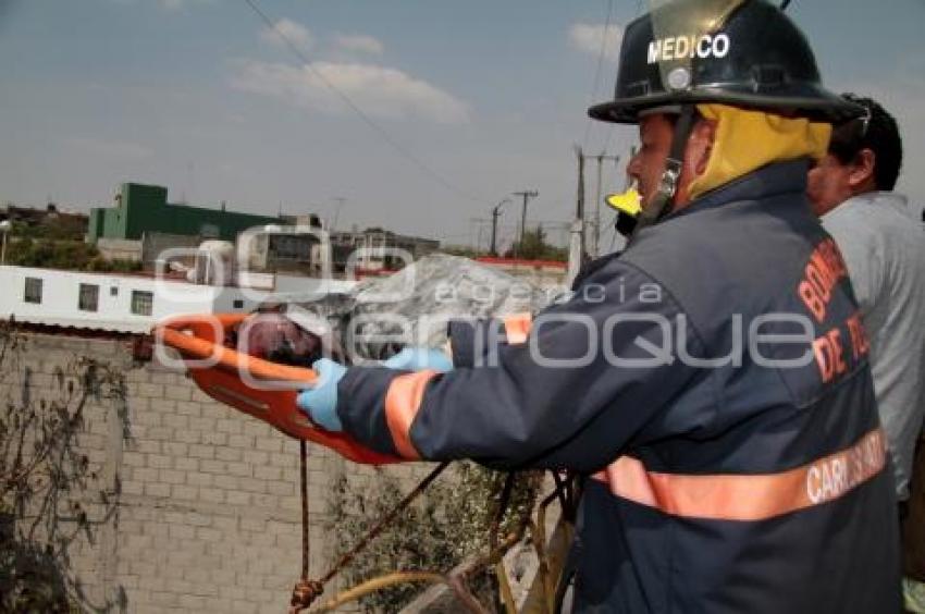 ENCUENTRAN  CUERPO SIN VIDA EN EL FONDO DE UNA BARRANCA