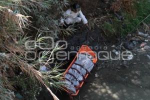 ENCUENTRAN  CUERPO SIN VIDA EN EL FONDO DE UNA BARRANCA