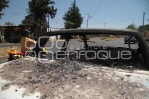 INCENDIO DE VEHICULOS EN ATLIXCO