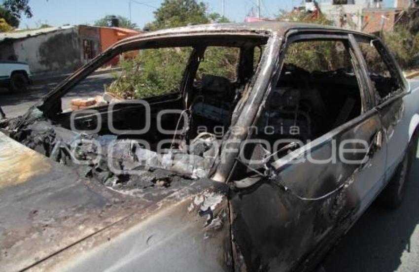 INCENDIO DE VEHICULOS EN ATLIXCO