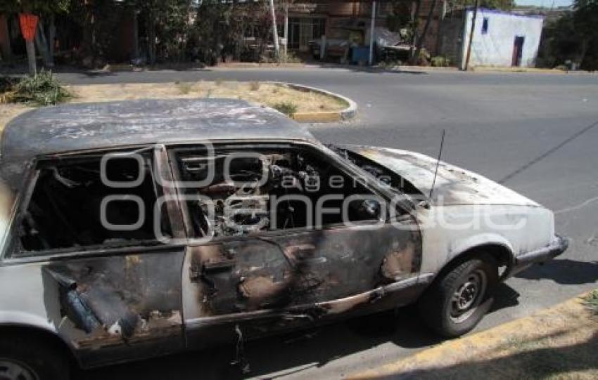 INCENDIO DE VEHICULOS EN ATLIXCO