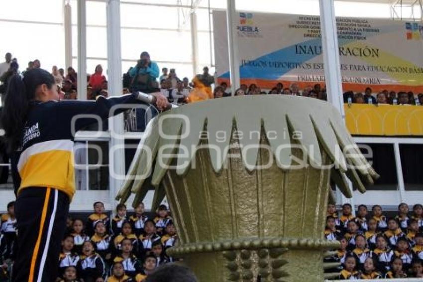 INAUGURACIÓN JUEGOS DEPORTIVOS EDUCACIÓN BÁSICA