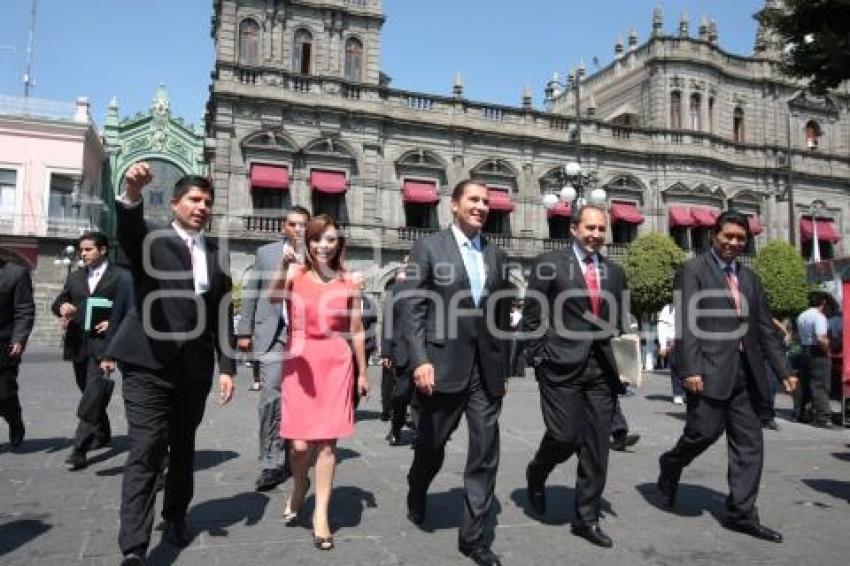 JOSEFINA VÁSQUEZ MOTA, RAFAEL MORENO VALLE, EDUARDO RIVERA