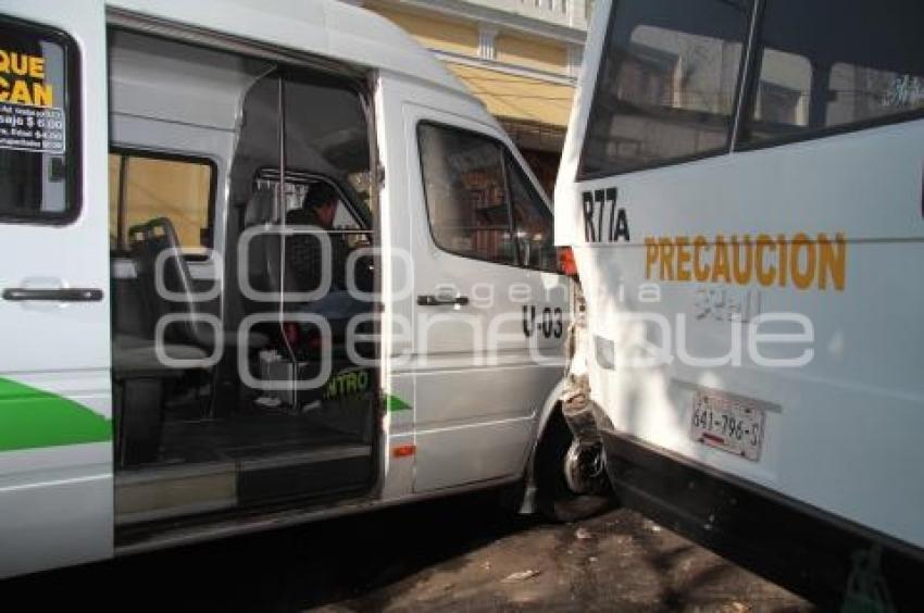 CHOQUE DE TRANSPORTE PUBLICO