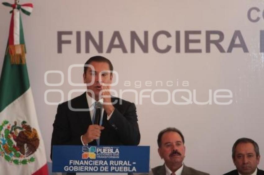 CONVENIO FINANCIERA RURAL Y GOBIERNO DEL ESTADO