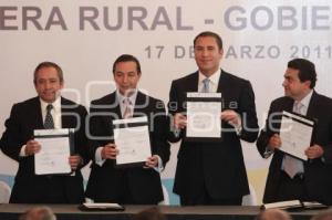 CONVENIO FINANCIERA RURAL Y GOBIERNO DEL ESTADO