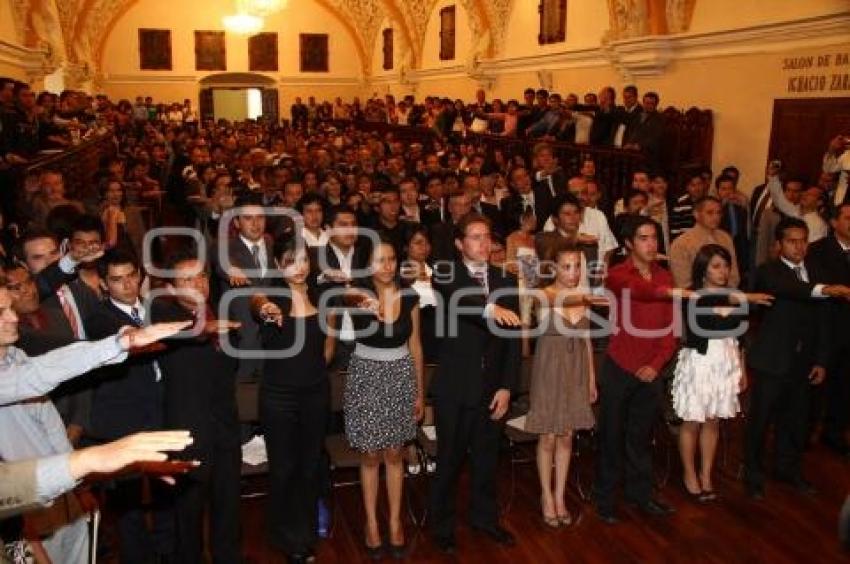 TOMA DE PROTESTA DEL CONSEJO UNIVERSITARIO