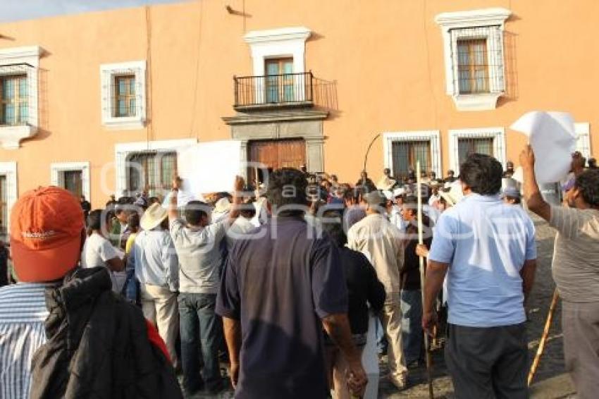 MANIFESTACIÓN CAMPESINOS . CALIPAN