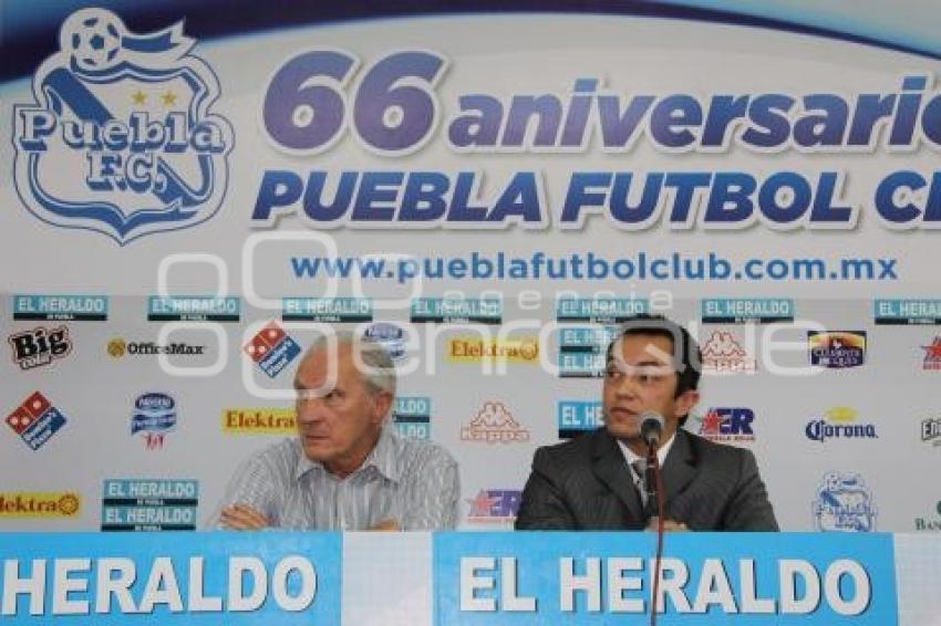 PRESENTAN A HUGO FERNÁNDEZ. PUEBLA FC