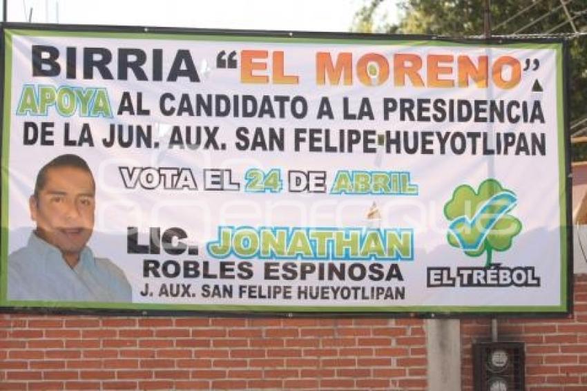 CAMPAÑAS ELECTORALES - JUNTAS AUXILIARES