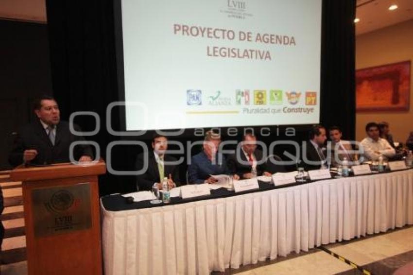 PRESENTACION DE LA AGENDA LEGISLATIVA