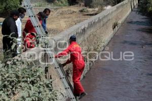 MUERE HOMBRE EN CANAL DE AGUAS NEGRAS