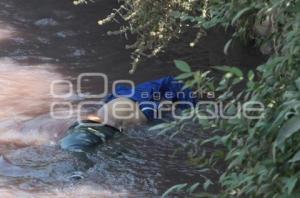 MUERE HOMBRE EN CANAL DE AGUAS NEGRAS