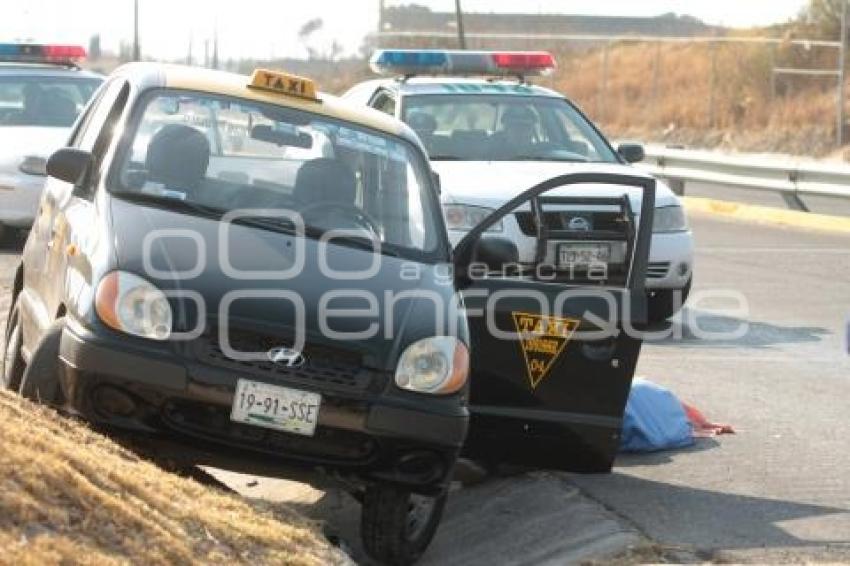 MUERE TAXISTA - VIA ATLIXCAYOTL