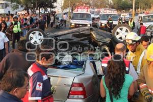 ACCIDENTE . VOLCADURA