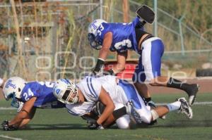 TEC PUEBLA VS TEC CEM . FÚTBOL AMERICANO