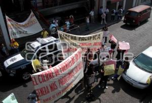 MANIFESTACION EX TRABAJADORES DE "EL DRAGON"