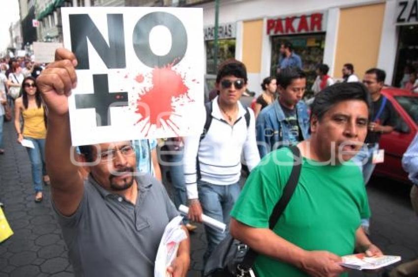 MARCHA  CONTRA LA VIOLENCIA