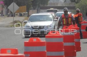 CIERRE . RECTA A CHOLULA