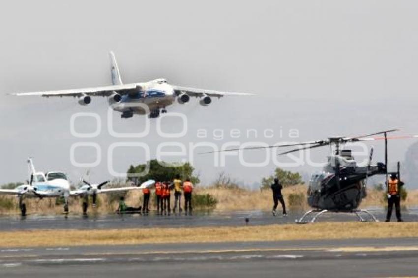 ATERRIZA EL ANTONOV EN PUEBLA