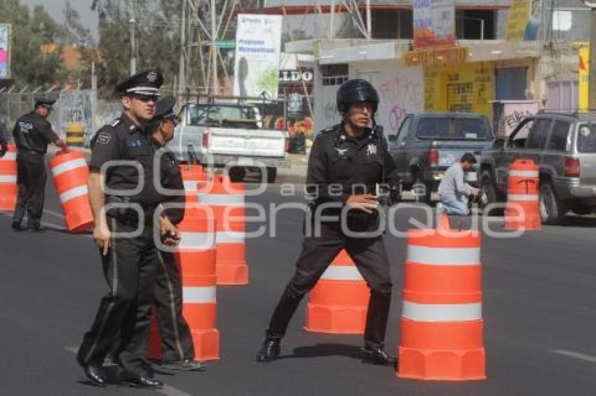 CIERRE . RECTA A CHOLULA